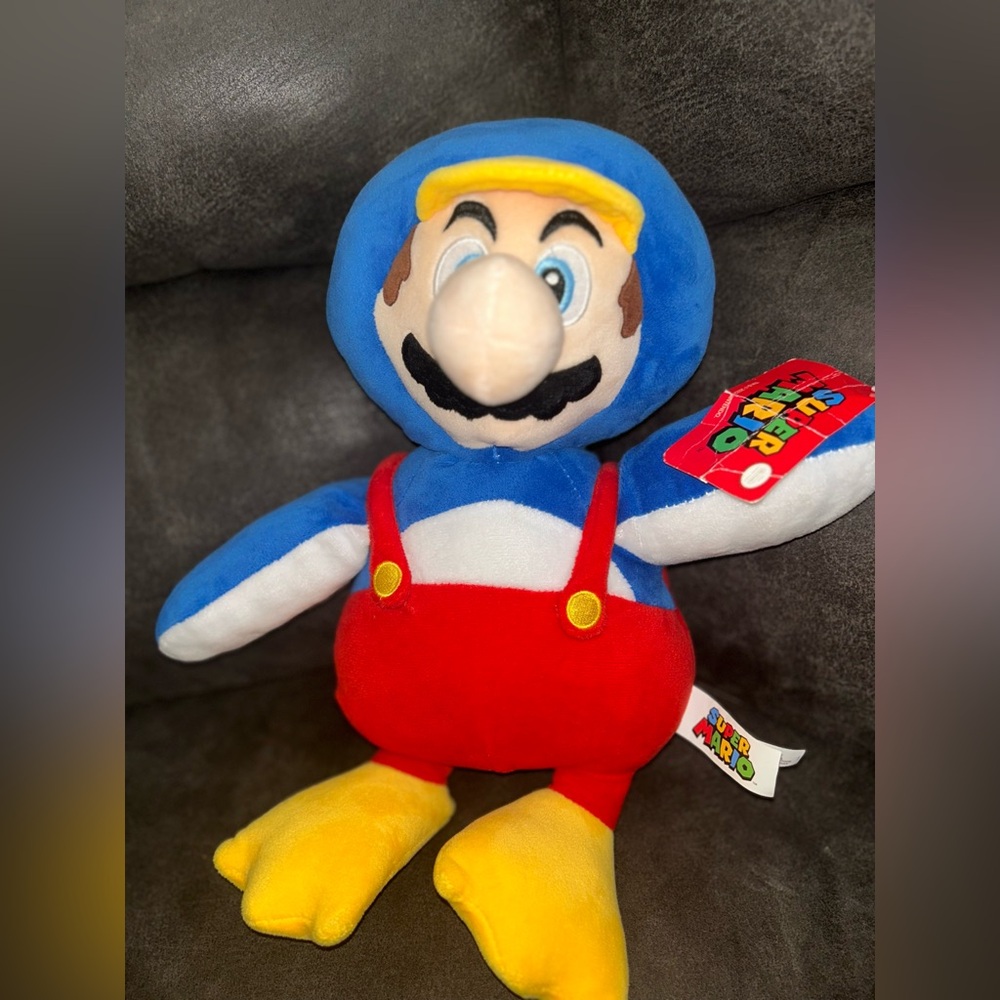 Colorful Plush mario with Red Overalls